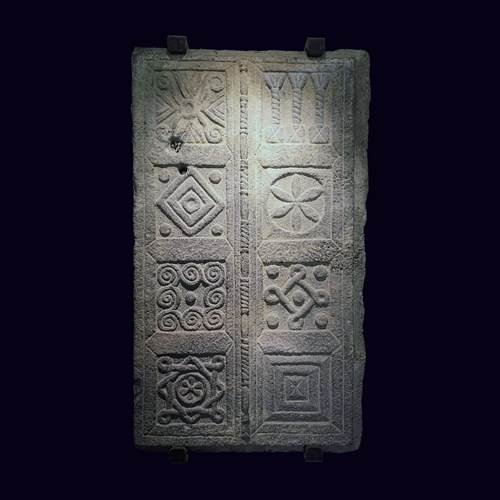 Two Byzantine doors of a tomb